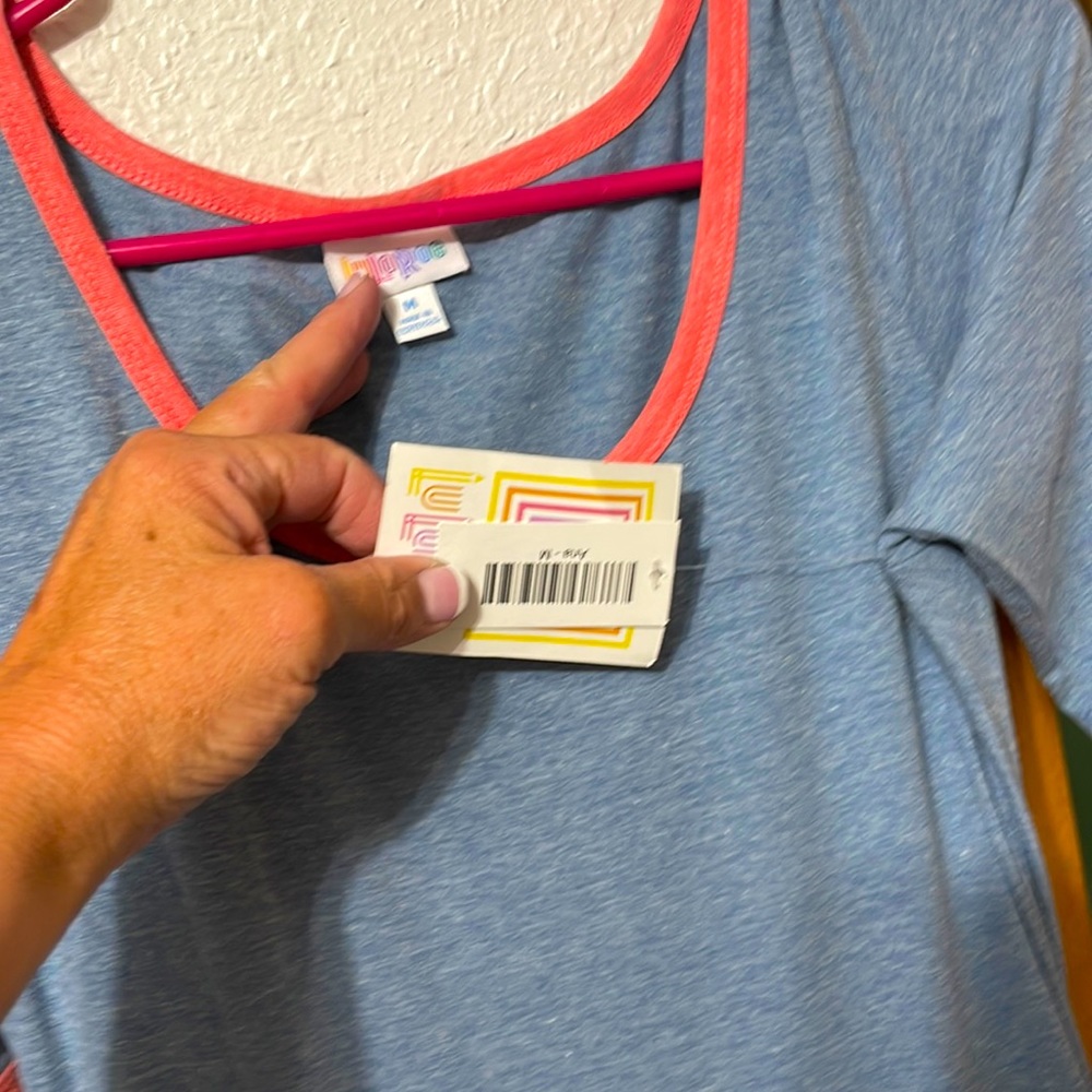 Lularoe Anna. Long baby blue